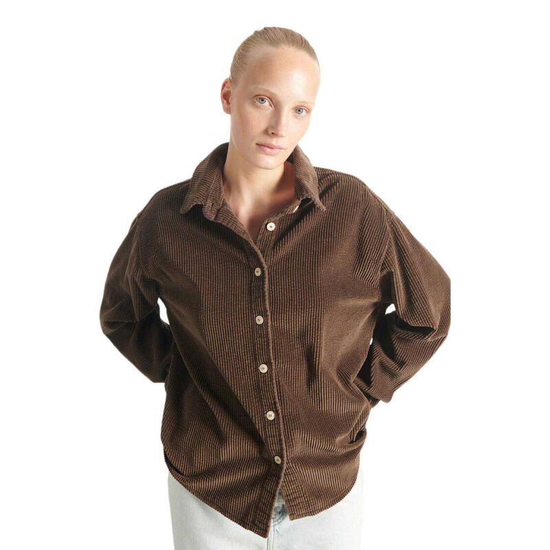 American Vintage Long Loose Button Down Shirt image number 0